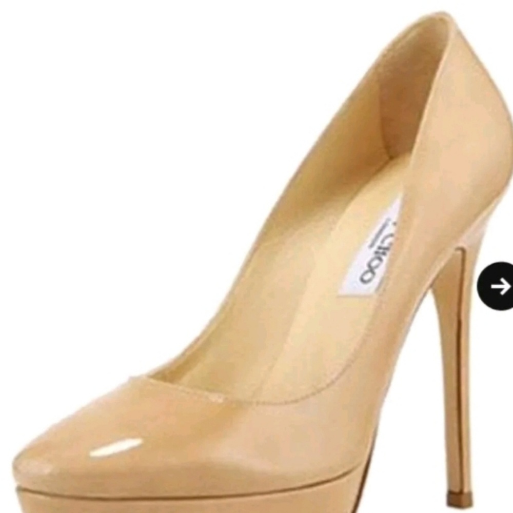 Jimmy Choo Cosmic Nude Pumps Size 39.5